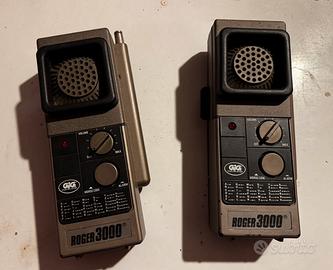 Coppia Walkie Talkie Vintage GIG ROGER 3000
