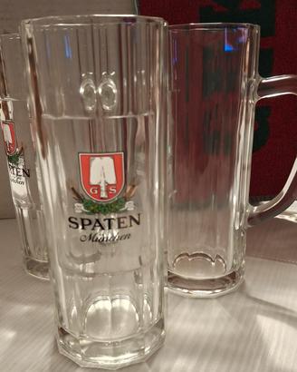 3 Boccali da birra SPATEN  lt..0,50