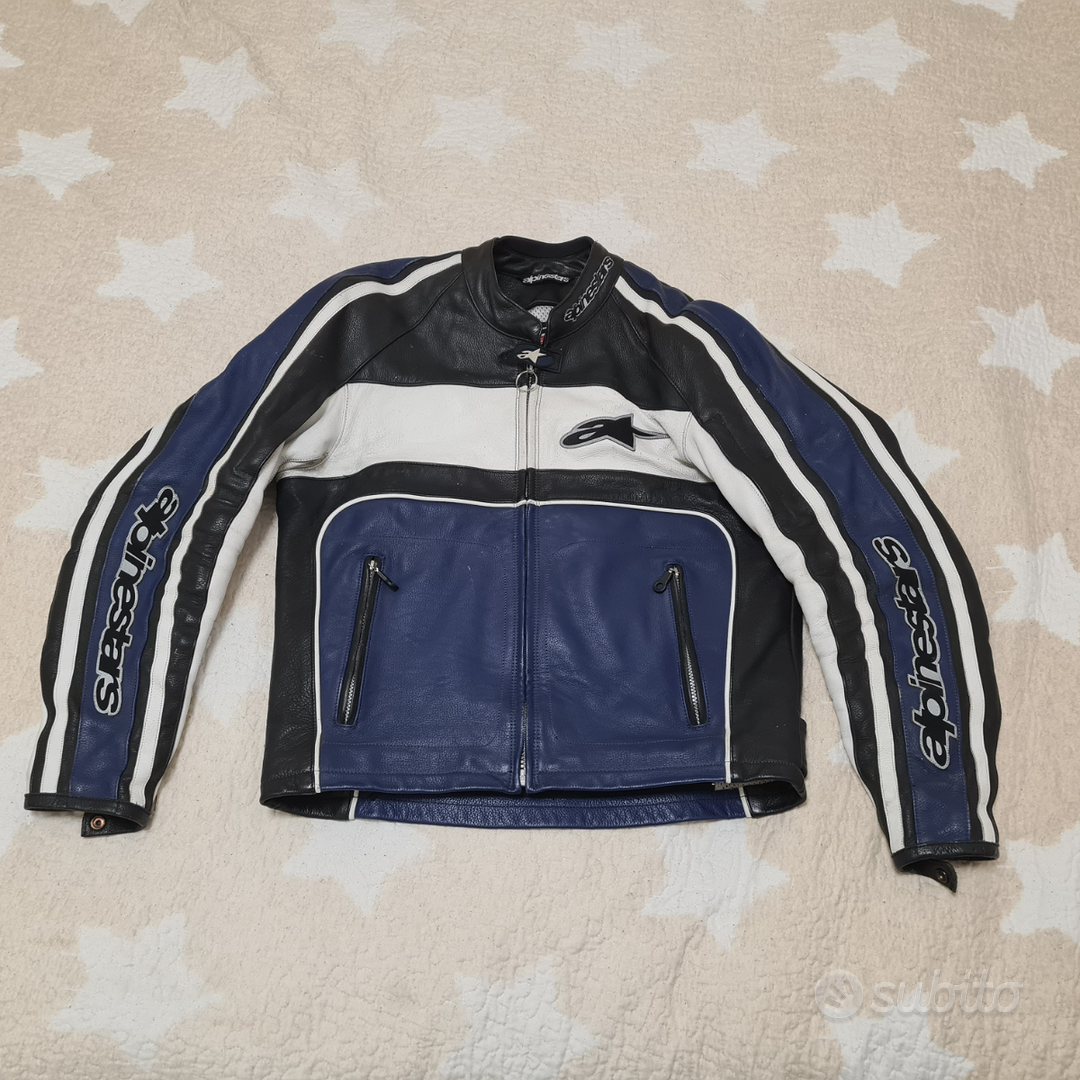 Giacca moto Alpinestars TG 52 pelle - Accessori Moto In vendita a Rimini