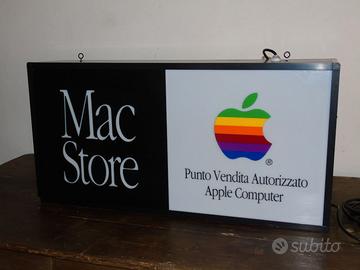 INSEGNA LUMINOSA MAC STORE - APPLE COMPUTER