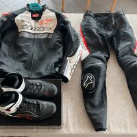 Alpinestars Tuta Moto Tech Air • 2 Pezzi (unibili)