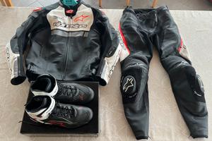 Alpinestars Tuta Moto Tech Air • 2 Pezzi (unibili)