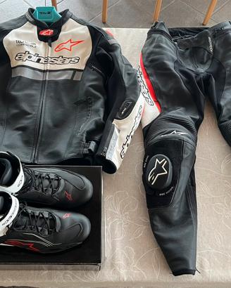 Alpinestars Tuta Moto Tech Air • 2 Pezzi (unibili)