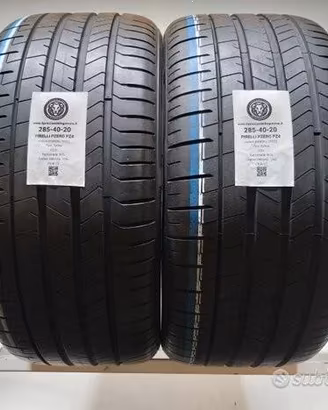 2 gomme 285 40 20 pirelli a10322