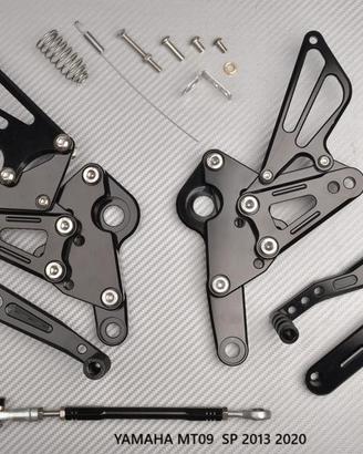 Pedane arretrate YAMAHA MT09 / SP 2013 - 2020