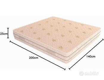 Materasso Memory Foam 140×200×25 cm –