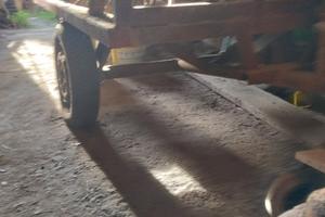 Rimorchio in ferro trainato