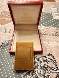 Accendino vintage Must de Cartier placcato oro