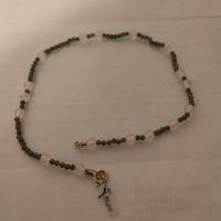 Collana in pietre naturali con chiusura in oro 750