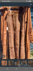 Cappotto donna vera pelle e pelliccia