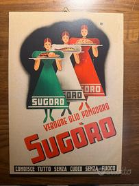 Stampa su legno Pubblicità Sugoro