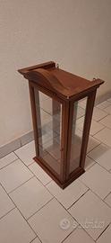 Vetrinetta in legno e vetro