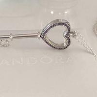 Pandora collana con pendente chiave del mio cuore