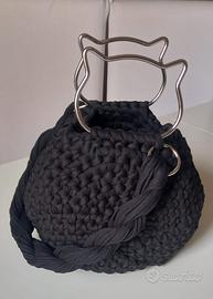 Borsetta uncinetto "Gatto "