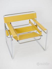 KNOLL poltrona WASSILY (NUOVA) in cuoio Senape