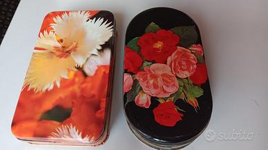 Coppia scatole latta Perugina