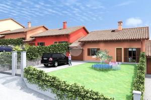 VILLA A SCHIERA CENTRALE A BRA