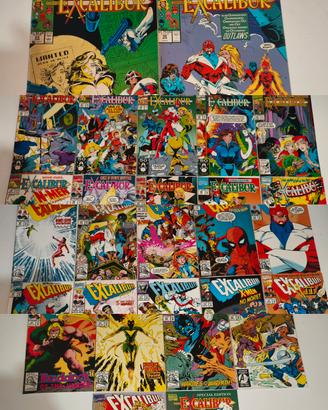 Excalibur #23 #36 #40-#63 + Spider-man #25 + 2