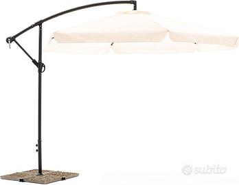 Ombrellone, 3 Metri Di Diametro, Ecrù