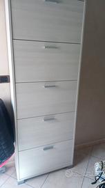 Scarpiera 5 scomparti 