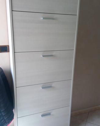 Scarpiera 5 scomparti 