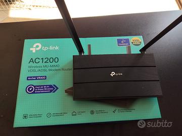 Modem Router TP-Link Archer VR400 + Range Extender