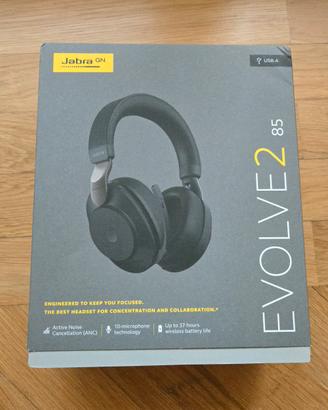 Jabra Evolve2 85 Cuffie Bluetooth professionalo