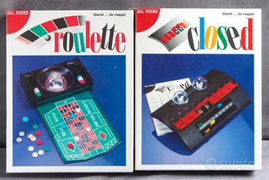 2 Giochi da viaggio Roulette e Closed - Dal Negro