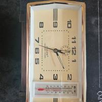 Vintage orologio con termometro 