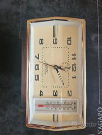 Vintage orologio con termometro 