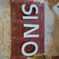 LETTERE VINTAGE H 35 IN METALLO 4pz