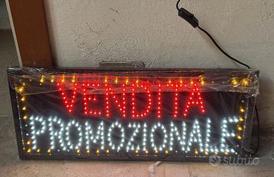 Insegne pannelli luminosi LED - 10 PZ A SCELTA