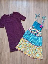 Set 2 vestiti per ragazzina. Taglia 12/14 anni. 