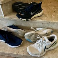 Set tre paia di scarpe running Nike 44