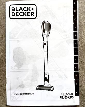 SCOPA ELETTRICA CORDLESS BLACK & DECKER