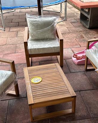 Set Salotto da Giardino Naterial Solaris