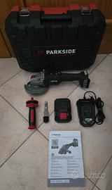 smerigliatrice  + batteria e caricabatterie 
