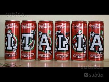 Coca Cola 6 lattine Italia Europei 2012