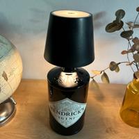 Lampada handmade con bottiglia di gin