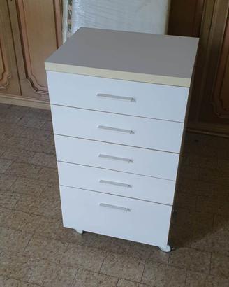 cassettiera con ruote cassetti batistella moderna