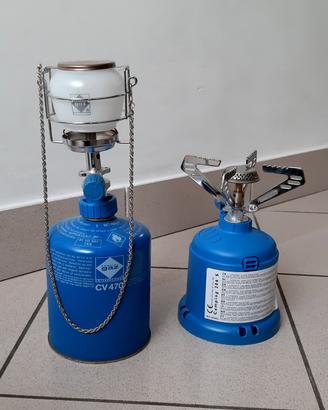 Lampada e fornello CampingGaz