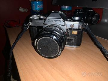 Canon AE-1 analogica 35mm, obiettivo 28mm