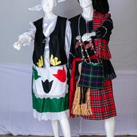 Costume di coppia OLANDESINA e SCOZZESE