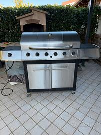 Barbecue a gas char broil