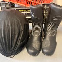 Casco mds modilare + stivali alpinestars t.45