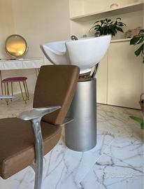 Poltrona lavatesta parrucchiera