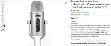 Microfono professionale USB