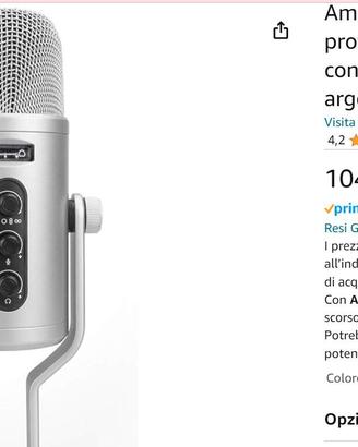 Microfono professionale USB