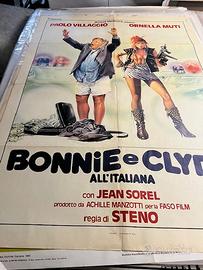 MANIFESTO BONNIE E CLYDE ALL'ITALIANA