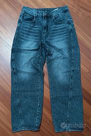 Pantalone jeans baggy - Streetwear - Nero